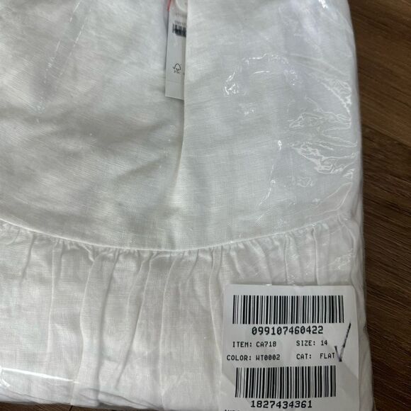 NWT J CREW Squareneck midi dress in linen - Picture 7 of 7